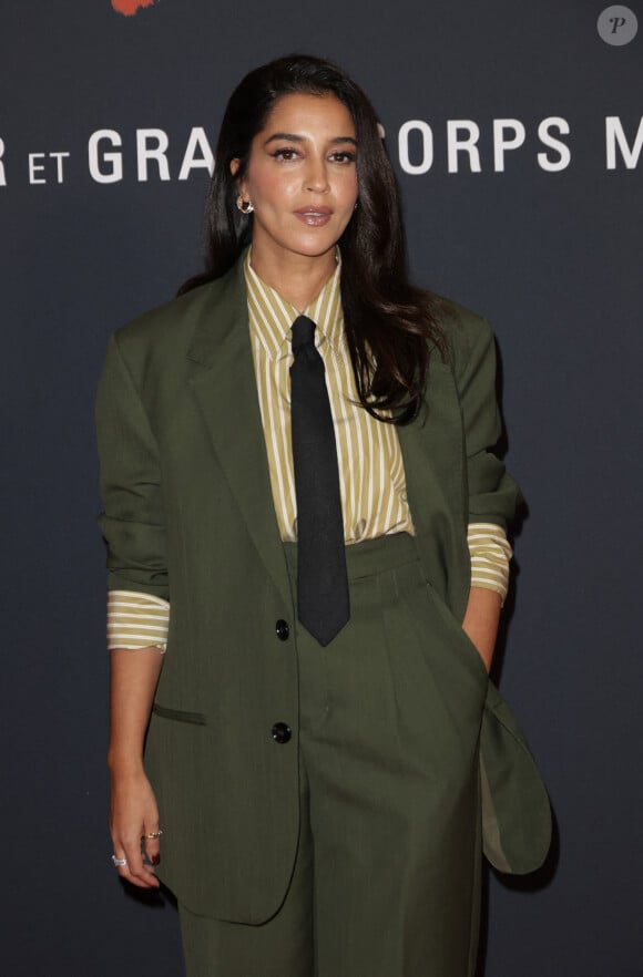 Leïla Bekhti lors de l'avant-première du film "Monsieur Aznavour" au cinéma Le Grand Rex à Paris le 22 octobre 2024. © Coadic Guirec / Bestimage