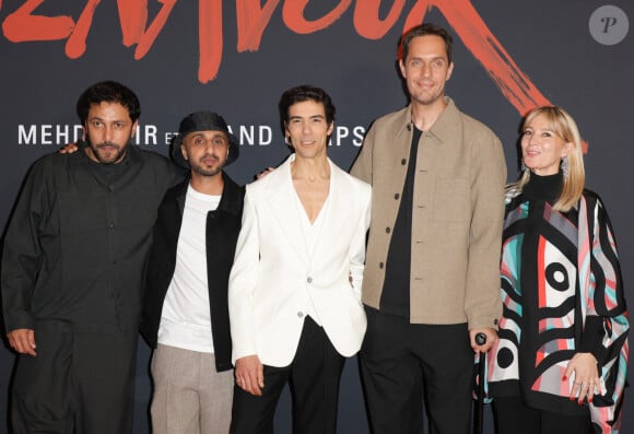 En effet, son mari est le producteur du film, Rachid Kallouche, également humoriste.
Jean-Rachid Kallouche (producteur), Mehdi Idir (réalisateur), Tahar Rahim, Grand Corps Malade ( GCM, Fabien Marsaud) et Katia Aznavour (fille de C.Aznavour) lors de l'avant-première du film "Monsieur Aznavour" au cinéma Le Grand Rex à Paris le 22 octobre 2024. © Coadic Guirec / Bestimage