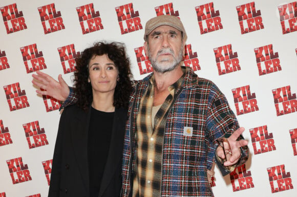 Rachida Brakni et Eric Cantona - Avant-première du film "The Killer" au cinéma Pathé Palace à Paris © Coadic Guirec / Olivier Borde / Bestimage 