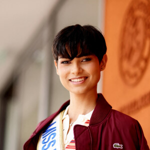 Ève Gilles (Miss France 2024) - Célébrités au village des Internationaux de France de tennis de Roland Garros 2024 à Paris le 6 juin 2024. © Jacovides / Moreau / Bestimage 