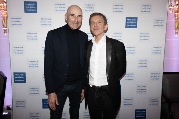 Le Docteur Frédéric Saldmann et Nicolas Canteloup assistent au Gala des Stethos d'or 2024 à l'Hôtel George V, le 18 mars 2024 à Paris, France. Photo par David NIVIERE/ABACAPRESS.COM