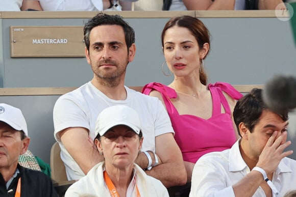 Camille Combal, Marie Treille Stefani in the stands during French Open Roland Garros 2023 on June 06, 2023 in Paris, France. Photo by Nasser Berzane/ABACAPRESS.COM 