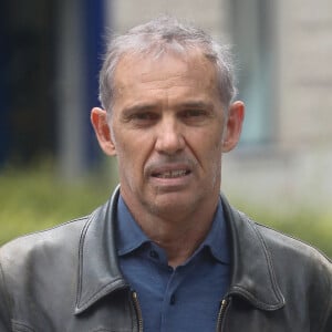 Exclusif - Paul Belmondo - Obsèques de Francine Leca (Fondatrice de Mécénat Chirurgie Cardiaque et première femme devenue chirurgienne cardiaque) en l'église Saint-Pierre à Neuilly-sur-seine, France. © Christophe Clovis / Bestimage