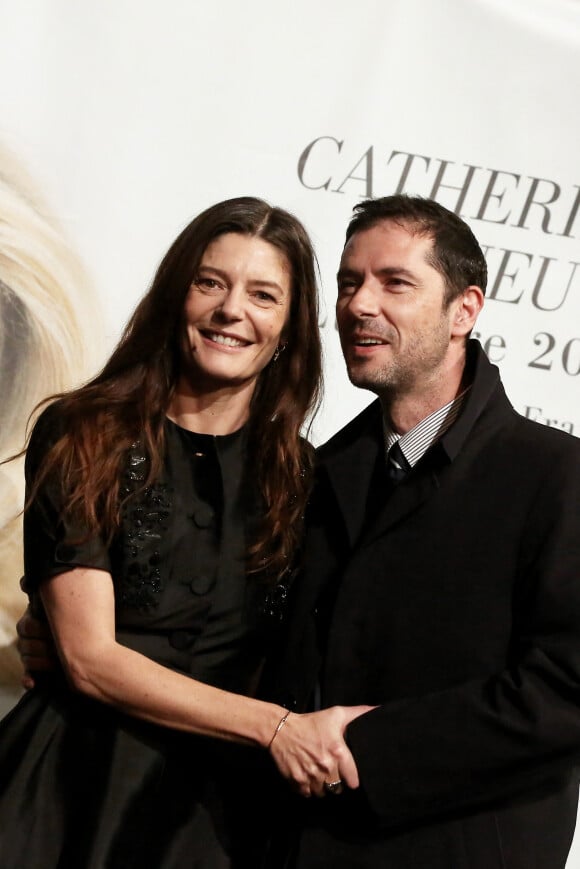 Chiara Mastroianni, Melvil Poupaud - Photocall de la cérémonie du Prix Lumière lors du 8e Festival Lumière à Lyon. Le 14 octobre 2016. © Dominique Jacovides / Bestimage