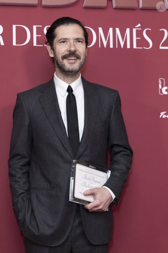 Melvil Poupaud au Photocall des participants au dîner des nommés des César 2024 au Fouquet's Paris le 5 février 2024. © Olivier Borde / Bestimage 