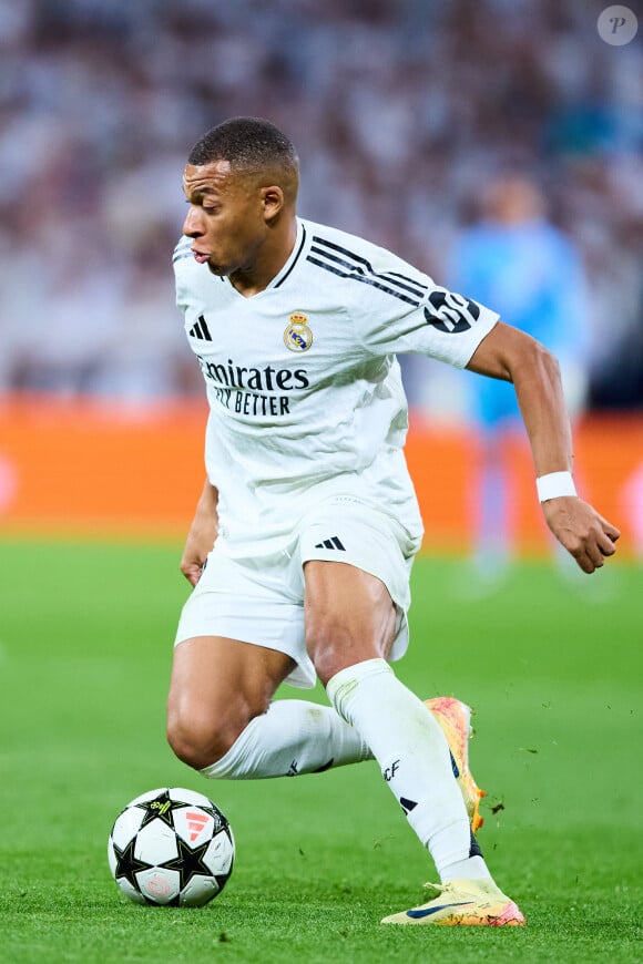 Des faits qui lui sont reprochés 
Kylian Mbappe du Real Madrid CF en action lors du match de l'UEFA Champions League entre le Real Madrid et le Borussia Dortmund au Santiago Bernabeu le 22 octobre 2024 à Madrid (Photo by : LGM)