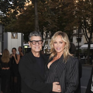 Marc Lavoine et sa compagne Adriana Karembeu arrivant au "Concerto pour la Paix" organisé par Omar Harfouch au Théâtre des Champs Élysées à Paris, France, le 18 Septembre 2024. © Perusseau / Tribeca / Bestimage