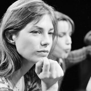 En France, à Paris, Jane Birkin sur le plateau de l'émission "COPAINS D'ABORD". Le 6 mars 1975 © Bernard Leguay via Bestimage