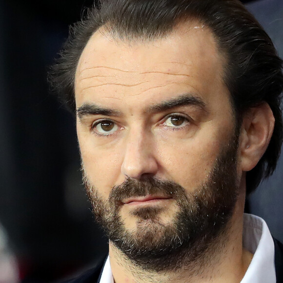 Cyril Lignac assiste au match de Champions League "PSG - Bayern Munich (3-0)" au Parc des Princes à Paris, le 27 septembre 2017. © Cyril Moreau/Bestimage