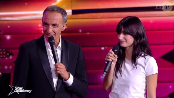 Dès le premier prime de la "Star Academy 2024", Marguerite a impressionné une grande star de la chanson française
Nikos Aliagas et Marguerite, élève de la "Star Academy 2024"