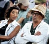 Yannick Noah a accueilli avec sa nouvelle compagne Malika son sixième enfant : Keelaani, née le 21 octobre
Yannick Noah et sa compagne Malika - Les célébrités en tribunes pendant l'épreuve de basketball de Demi-Finale opposant la France à l'Allemagne lors des Jeux Olympiques de Paris (JO) à l'Arena Bercy, à Paris, France