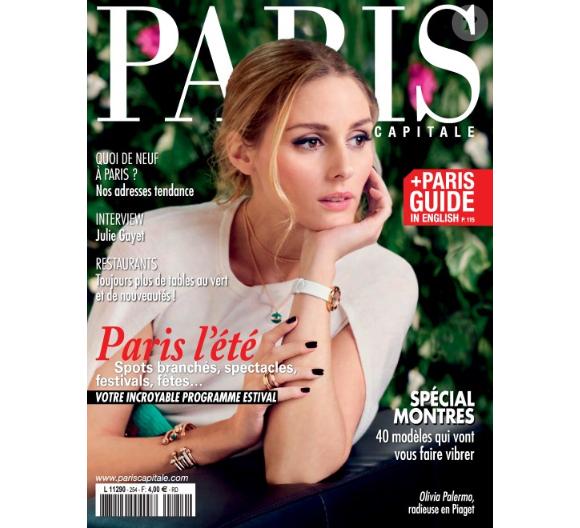 Couverture du magazine "Paris Capitale" du 13 juin 2017