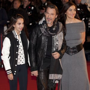 Florent Pagny, sa femme Azucena et leur fille Ael - 15eme edition des NRJ Music Awards a Cannes. Le 14 decembre 2013 