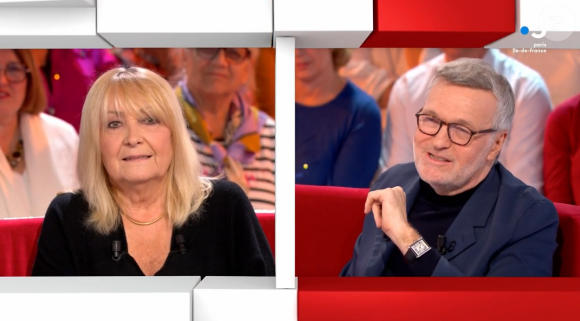 Julie Leclerc intervient dans "Vivement dimanche", en l'honneur de Laurent Ruquier. France 3