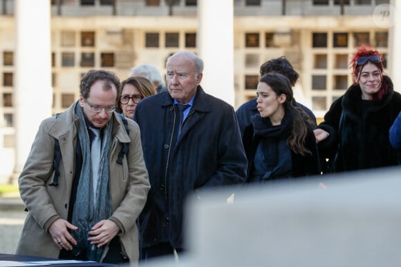 Obsèques du Docteur vétérinaire Michel Klein au crématorium du cimetière du Père-Lachaise à Paris, France, le 4 novembre 2024. © Christophe Clovis/Bestimage