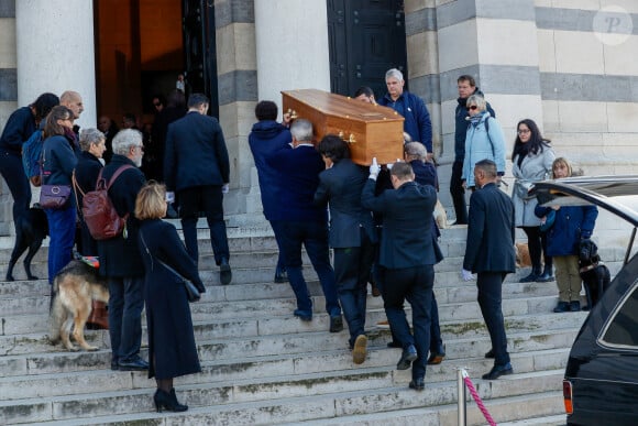 Obsèques du Docteur vétérinaire Michel Klein au crématorium du cimetière du Père-Lachaise à Paris, France, le 4 novembre 2024. © Christophe Clovis/Bestimage