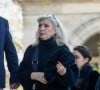 Une figure emblématique du Club Dorothée nous a quittés
La veuve Marie-Christine - Obsèques du Docteur vétérinaire Michel Klein au crématorium du cimetière du Père-Lachaise à Paris, France. © Christophe Clovis/Bestimage