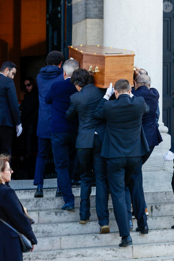 Obsèques du Docteur vétérinaire Michel Klein au crématorium du cimetière du Père-Lachaise à Paris, France, le 4 novembre 2024. © Christophe Clovis/Bestimage