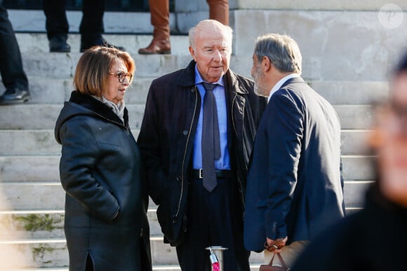 Obsèques du Docteur vétérinaire Michel Klein au crématorium du cimetière du Père-Lachaise à Paris, France, le 4 novembre 2024. © Christophe Clovis/Bestimage