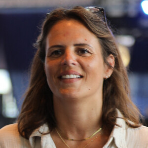 Laure Manaudou assiste aux championnats de France Élites en grand bassin de natation à Rennes, France, le 15 juin 2023. © Mickael Chavet/Zuma Press/Bestimage 