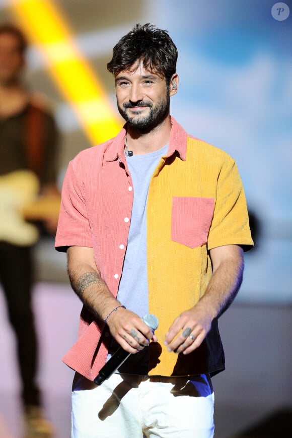 Exclusif - Jérémy Frérot - Enregistrement de la 2ème partie de soirée de l'émission "La Chanson secrète 8" à la Scène musicale à Paris, diffusée le 4 septembre sur TF1 © Gaffiot-Moreau / Bestimage 