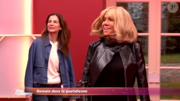 Brigitte Macron était l'invitée des élèves de la Star Academy 2024.