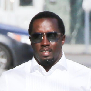 Sean Combs (Sean John, Puff Daddy, Puffy, P. Diddy, Brother Love) arrive à l'émission 'Jimmy Kimmel Live!' à Hollywood, le 1er août 2018 