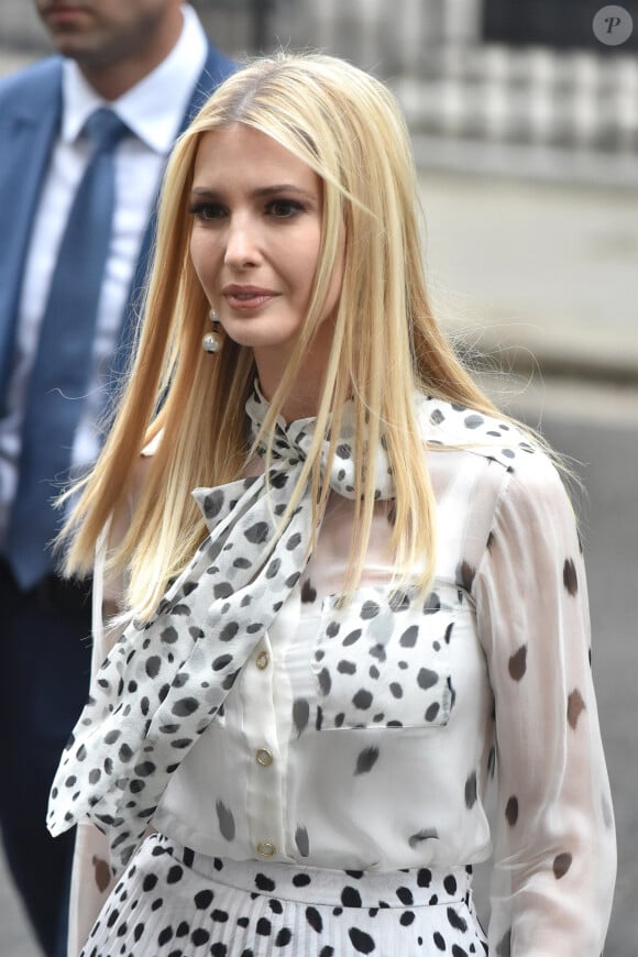 Ivanka Trump - Le Président des Etats-Unis D. Trump et sa femme reçus par T. May et son mari au 10 Downing Street à Londres, le 4 juin 2019.