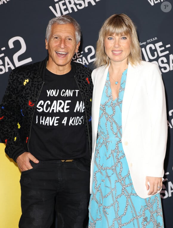 Nagui et sa femme Mélanie Page - Avant-première du film "Vice-versa 2" au cinéma Le Grand Rex à Paris le 16 juin 2024. © Coadic Guirec/Bestimage