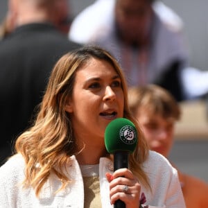 Marion Bartoli en tribune (Jour 8) lors des Internationaux de France de Tennis de Roland Garros 2022 à Paris, France, le 29 mai 2022. © Chryslene Caillaud/Panoramic/Bestimage