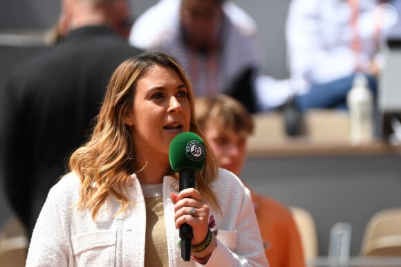 Marion Bartoli en tribune (Jour 8) lors des Internationaux de France de Tennis de Roland Garros 2022 à Paris, France, le 29 mai 2022. © Chryslene Caillaud/Panoramic/Bestimage