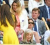 Catherine (Kate) Middleton, duchesse de Cambridge, et Marion Bartoli dans les tribunes lors de la finale dame du tournoi de Wimbledon au All England Lawn Tennis and Croquet Club à Londres, Royaume Uni, le 9 juillet 2022. © Chryslene Caillaud/Panoramic/bestimage