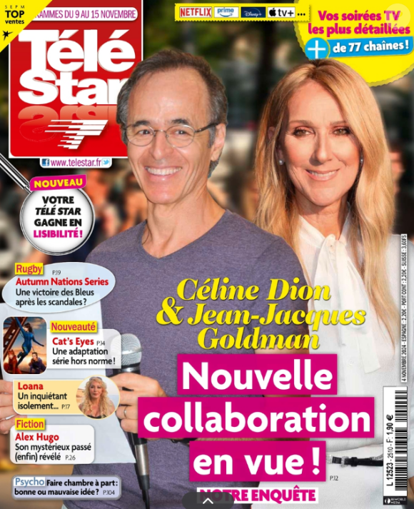 Couverture du magazine "Télé Star" du 6 novembre 2024