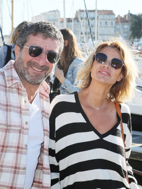 Ingrid Chauvin et son compagnon Philippe Warrin au photocall de la série "Demain nous appartient" lors de la 24ème édition du Festival de la Fiction TV de La Rochelle, France, le 17 septembre 2022. © Patrick bernard/Bestimage 