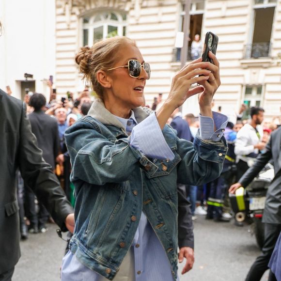 Céline Dion à Paris durant les JO de Paris au mois de juillet 2024