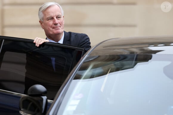 C'est ce que révèlent nos confrères du "Parisien"
Le premier ministre, Michel Barnier à la sortie du conseil des ministres du gouvernement Barnier, au palais de l'Elysée, à Paris, le 6 novembre 2024. © Stéphane Lemouton / Bestimage