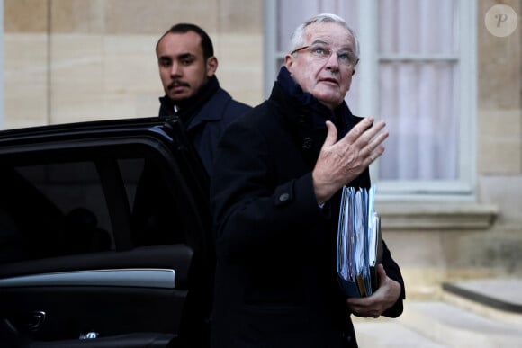 Le Premier ministre, Michel Barnier réunit l'ensemble du gouvernement à l'occasion d'un séminaire gouvernemental à l'Hotel de Matignon, Paris, le 4 novembre 2024. © Stéphane Lemouton / Bestimage 