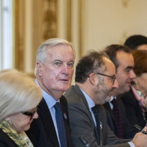 Le premier ministre Michel Barnier réunit l'ensemble du gouvernement pour un séminaire à l'Hôtel de Matignon à Paris le 4 novembre 2024. © Eliot Blondet / Pool / Bestimage 