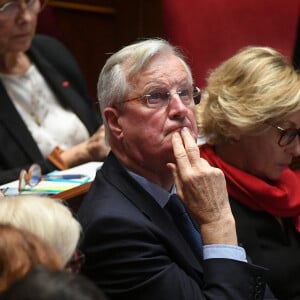 Michel Barnier - Assemblee nationale Questions au gouvernement - Séance de questions au gouvernement à l'assemblée nationale à Paris, France, le 5 novembre 2024. © Lionel Urman/Bestimage