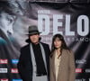 Deux semaines après l'officialisation de leur couple, ils ont signé leur première sortie publique
Exclusif - Alain-Fabien Delon et sa compagne Laura Bensadoun au photocall de la soirée Ciné-concert symphonique "Alain Delon, le dernier Samouraï" au Palais des congrès à Paris le 8 novembre 2024 le jour de son anniversaire. © Jacovides / Moreau / Bestimage 