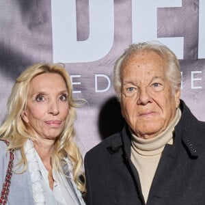 Exclusif - Massimo Gargia et Sylvie Marshall au photocall de la soirée Ciné-concert symphonique "Alain Delon, le dernier Samouraï" au Palais des congrès à Paris le 8 novembre 2024 le jour de son anniversaire. © Jacovides / Moreau / Bestimage 