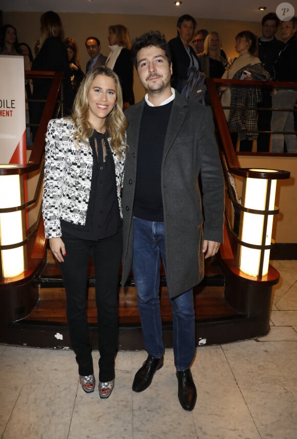 Sarah Saldmann, Eliot Deval - Avant-Première du film "Au Boulot" au cinéma Club de l'Etoile à Paris le 4 novembre 2024. © Marc Ausset-Lacroix/Bestimage