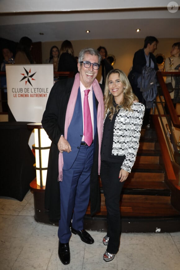 Patrick Balkany, Sarah Saldmann - Avant-Première du film "Au Boulot" au cinéma Club de l'Etoile à Paris le 4 novembre 2024. © Marc Ausset-Lacroix/Bestimage