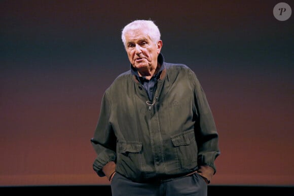 Exclusif - Claude Lelouch explique sa manière de diriger ses acteurs - "Conversation intime avec Claude Lelouch", un rendez-vous présenté par C. Ceylac au théâtre Antoine à Paris le 24 Juin 2024. © Bertrand Rindoff / Bestimage 