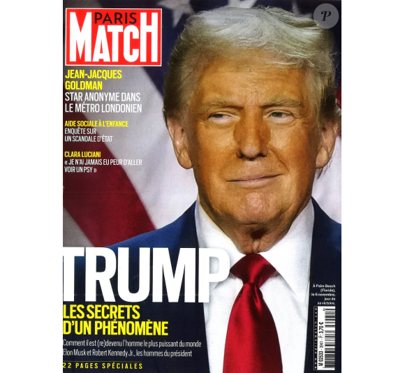 Couverture de "Paris Match" mercredi 13 novembre 2024