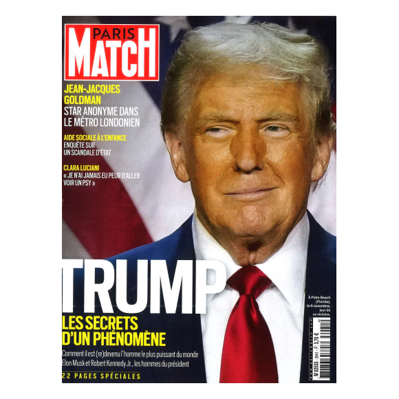 Couverture de "Paris Match" mercredi 13 novembre 2024