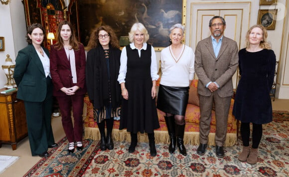 Elle a assisté à une réception pour le prix Booker à Clarence House, une réapparition encadrée et ménagée
La reine consort d'Angleterre Camilla Parker Bowles lors de la réception pour le "Booker Prize Foundation" à la Clarence House à Londres. Le 12 novembre 2024 