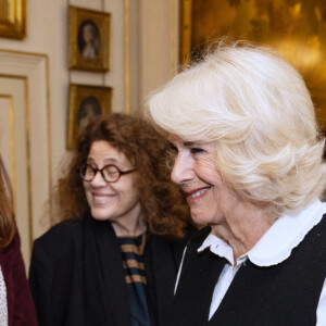 Camilla a exprimé sa satisfaction de se rétablir, tout en soulignant que certaines activités royales seraient encore réduites
La reine consort d'Angleterre Camilla Parker Bowles lors de la réception pour le "Booker Prize Foundation" à la Clarence House à Londres. Le 12 novembre 2024 