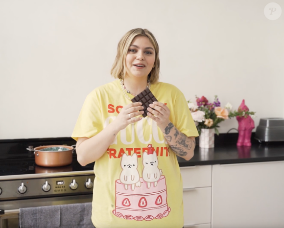 Louane donne sa recette de mousse au chocolat pour ELLE