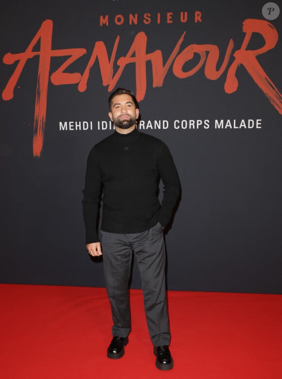 Kendji Girac lors de l'avant-première du film "Monsieur Aznavour" au cinéma Le Grand Rex à Paris le 22 octobre 2024. © Coadic Guirec / Bestimage